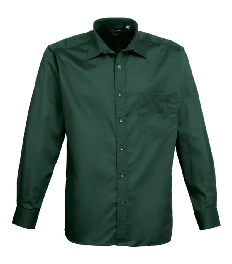 Long sleeve poplin shirt Bottle