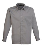Long sleeve poplin shirt DarkGrey