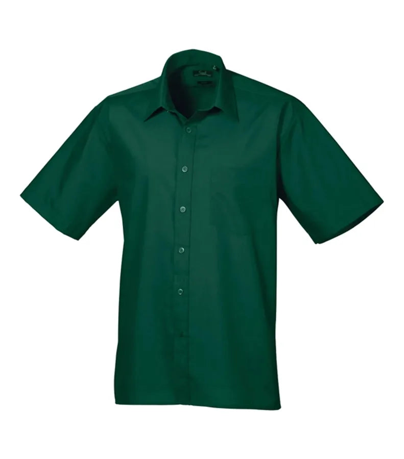 Short sleeve poplin shirt Bottle