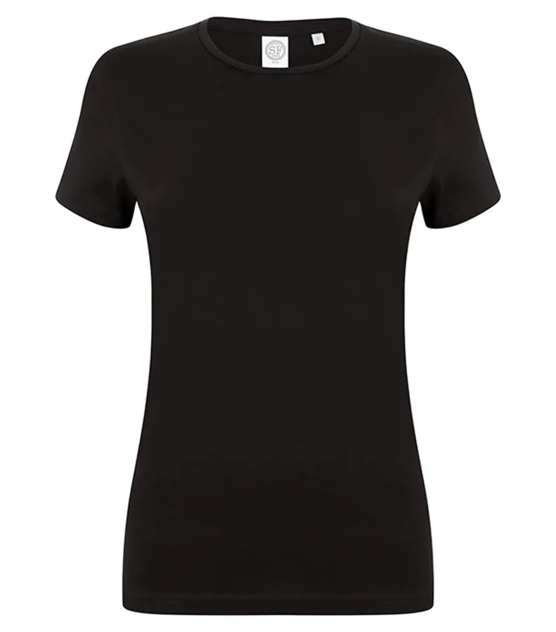 Ladies Feel Good Stretch T-Shirt Black