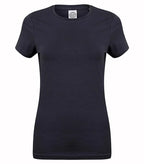 Ladies Feel Good Stretch T-Shirt Navy