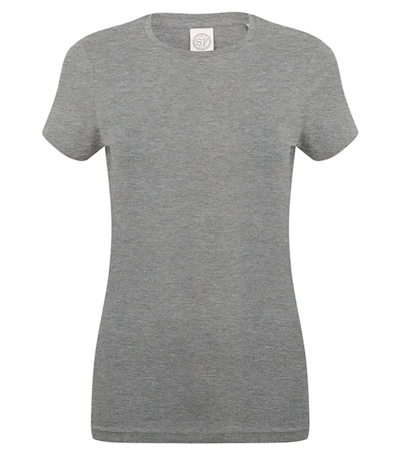 Ladies Feel Good Stretch T-Shirt HeatherGrey