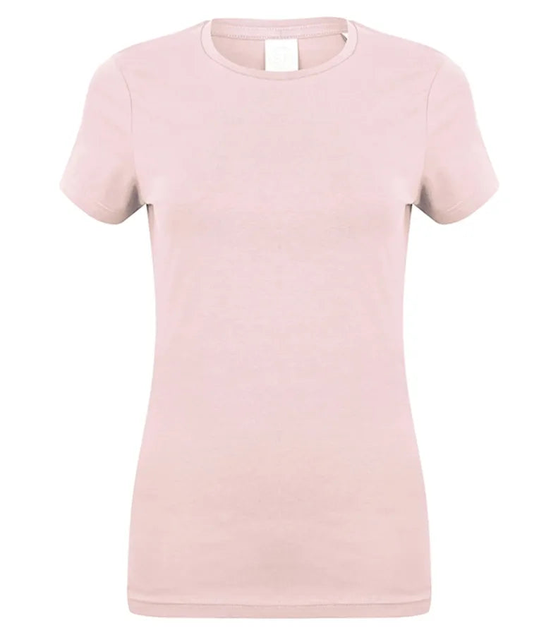 Ladies Feel Good Stretch T-Shirt BabyPink