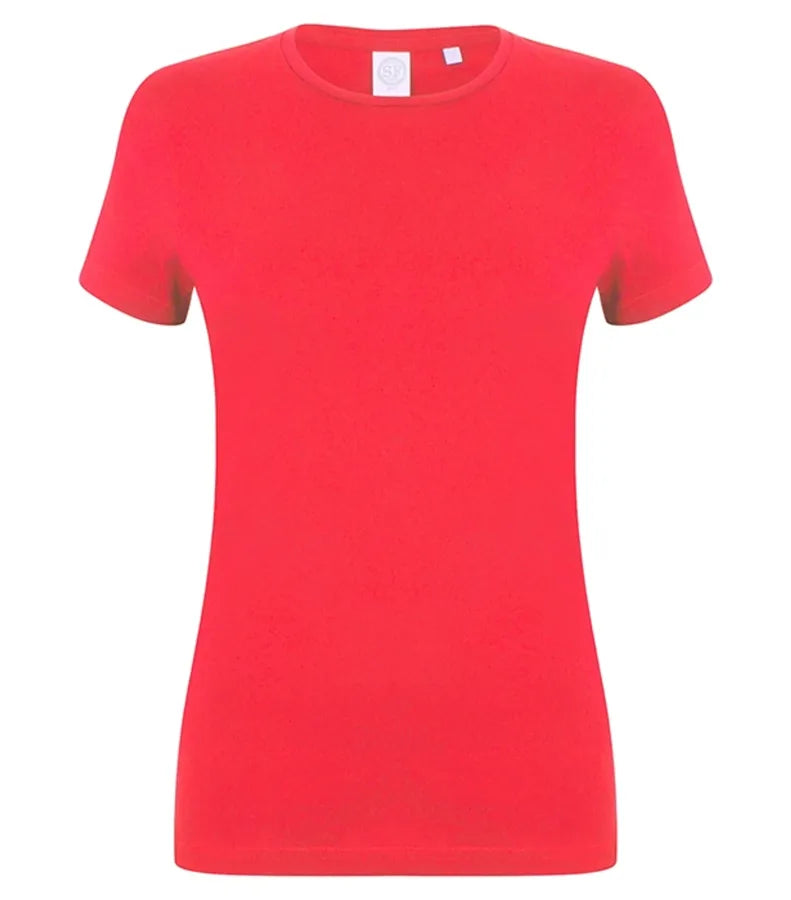 Ladies Feel Good Stretch T-Shirt BrightRed