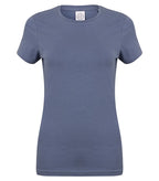 Ladies Feel Good Stretch T-Shirt HeatherNavy