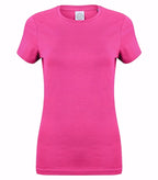 Ladies Feel Good Stretch T-Shirt HeatherPink
