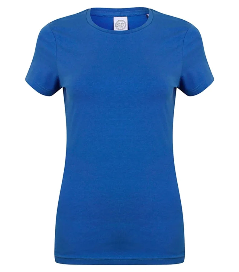 Ladies Feel Good Stretch T-Shirt Royal