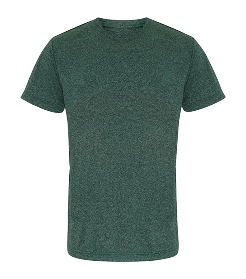 TriDri® performance t-shirt Fo.Green/BlackMelange