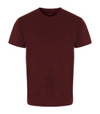 TriDri® performance t-shirt Burgundy/BlackMelange