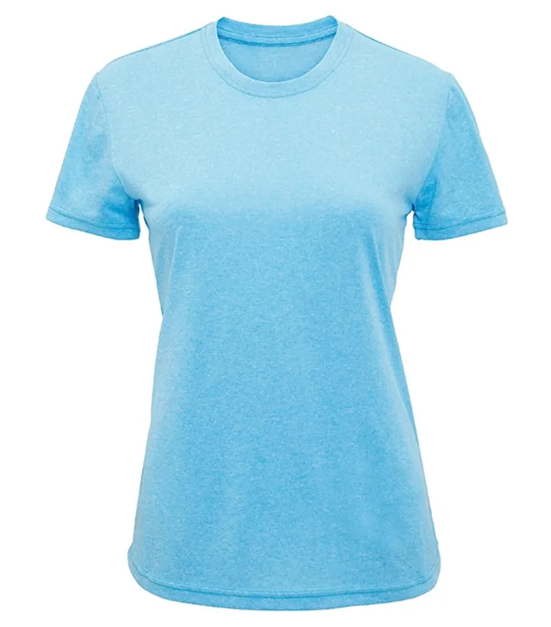 Women's TriDri® performance t-shirt TurquoiseMelange