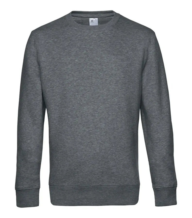 B&C KING Crew Neck HeatherMidGrey
