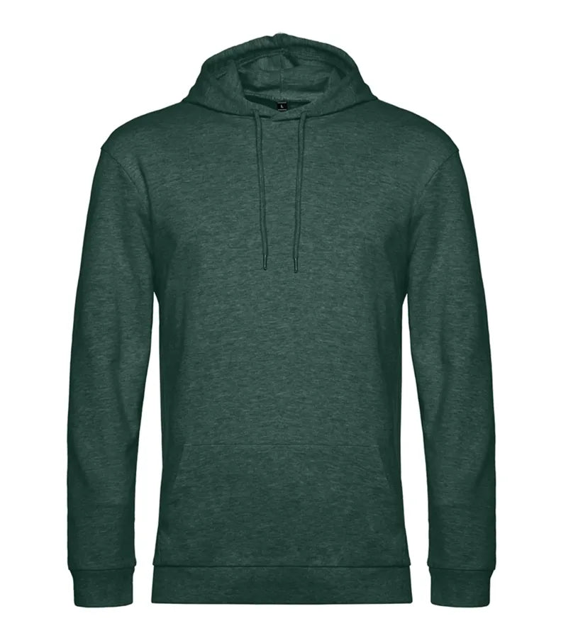 B&C #Hoodie HeatherDarkGreen