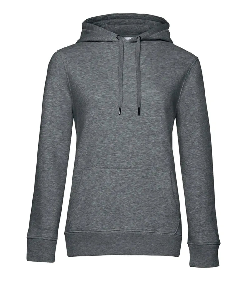 B&C QUEEN Hooded HeatherMidGrey