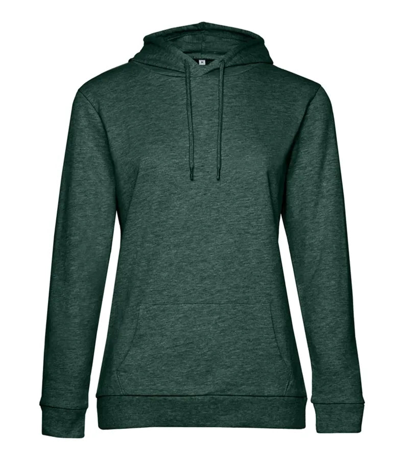 B&C #Hoodie /women HeatherDarkGreen