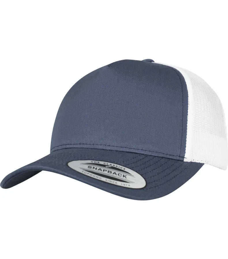 5-Panel Retro Trucker 2-Tone Cap Navy/White