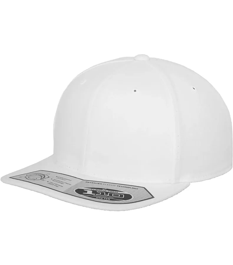 110 Fitted Snapback White