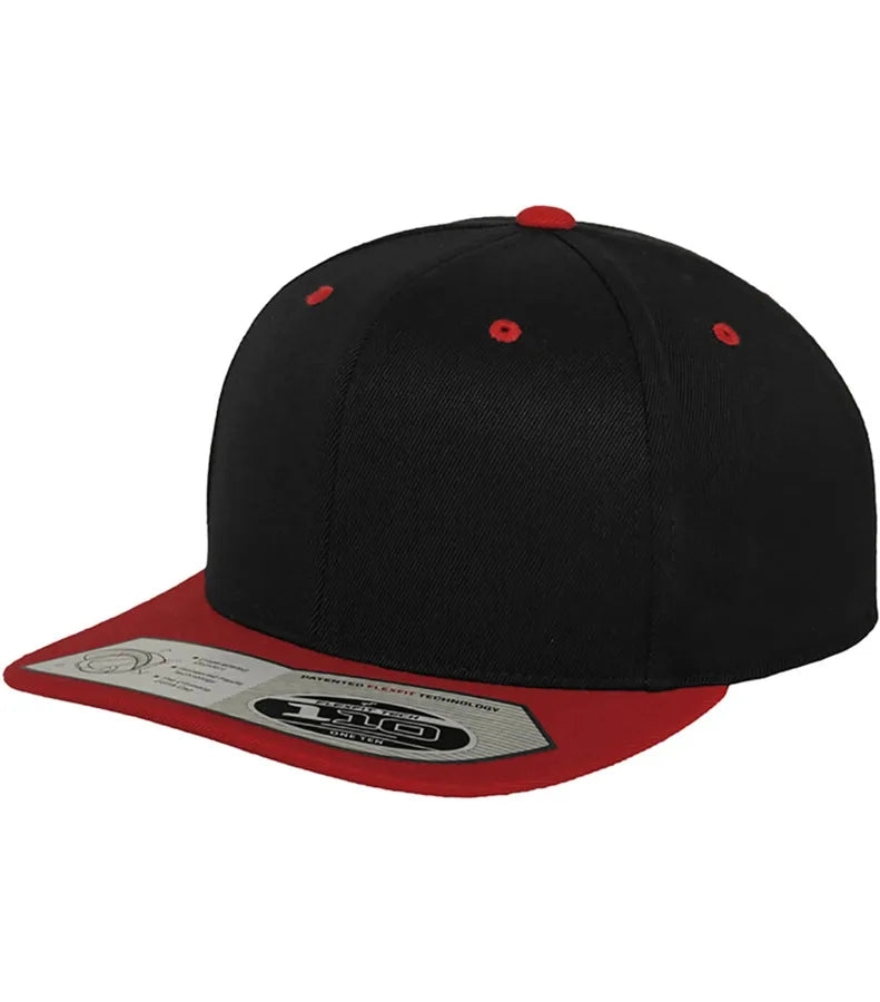 110 Fitted Snapback Black/Red