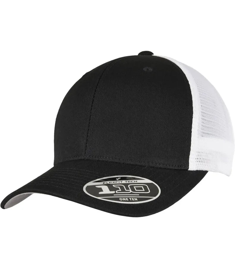 110 Mesh 2-Tone Cap Black/White