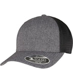 110 Mesh 2-Tone Cap Mel.Charcoal/Black