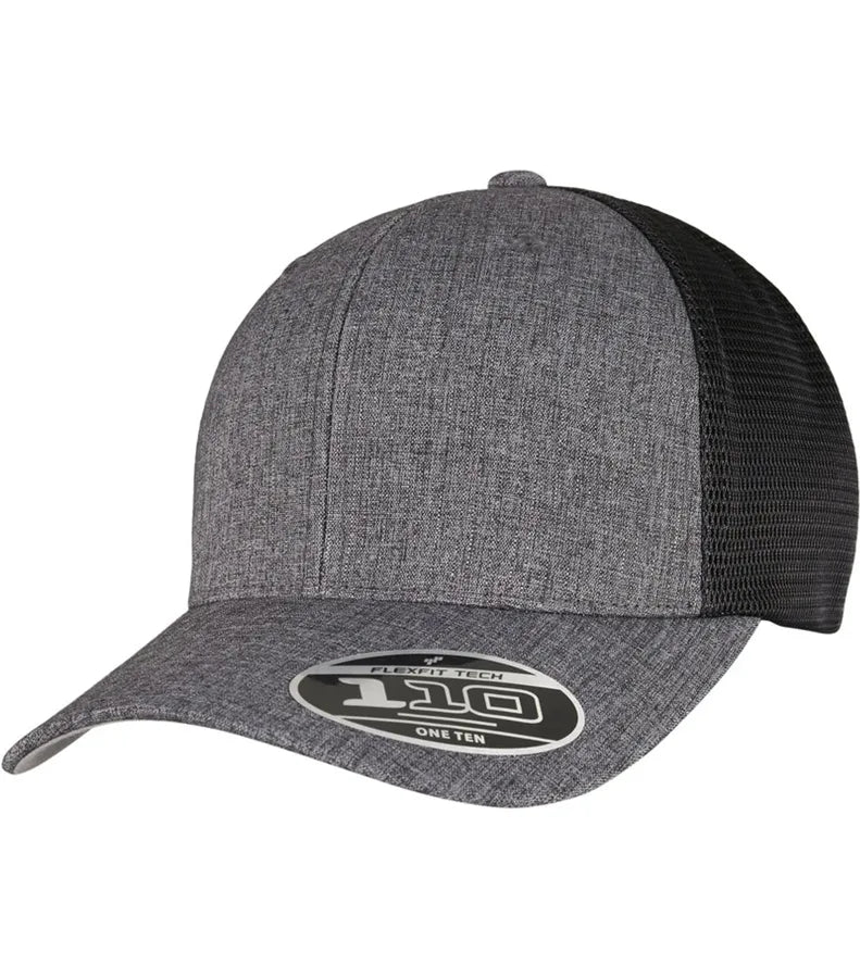 110 Mesh 2-Tone Cap Mel.Charcoal/Black
