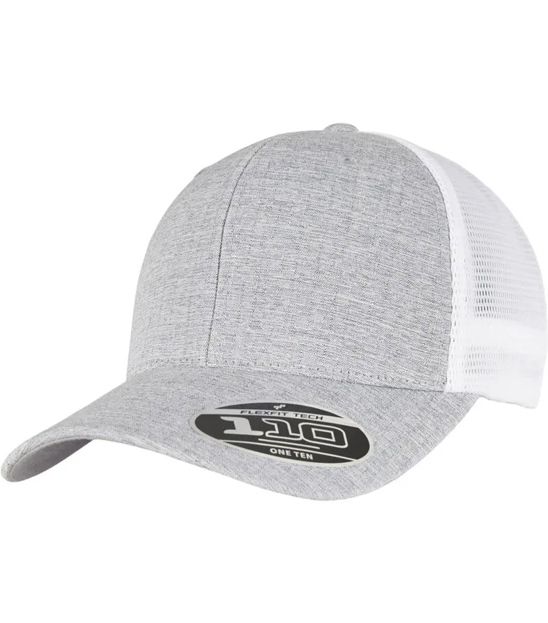 110 Mesh 2-Tone Cap Mel.Silver/White