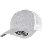 110 Mesh 2-Tone Cap Mel.Silver/White