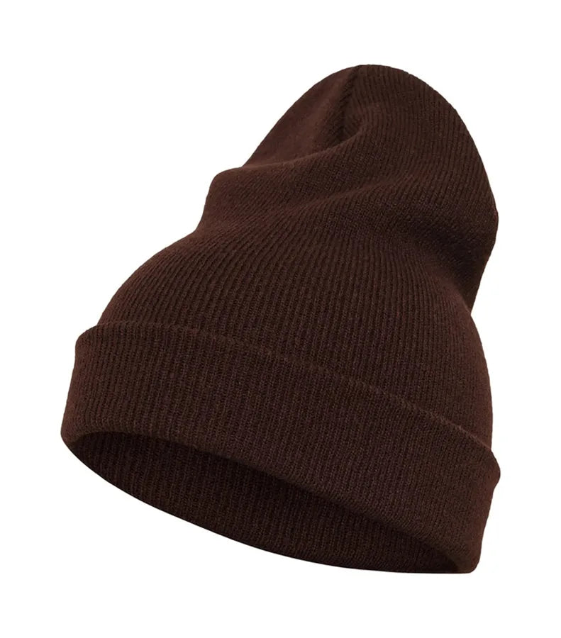 Heavyweight Long Beanie Brown