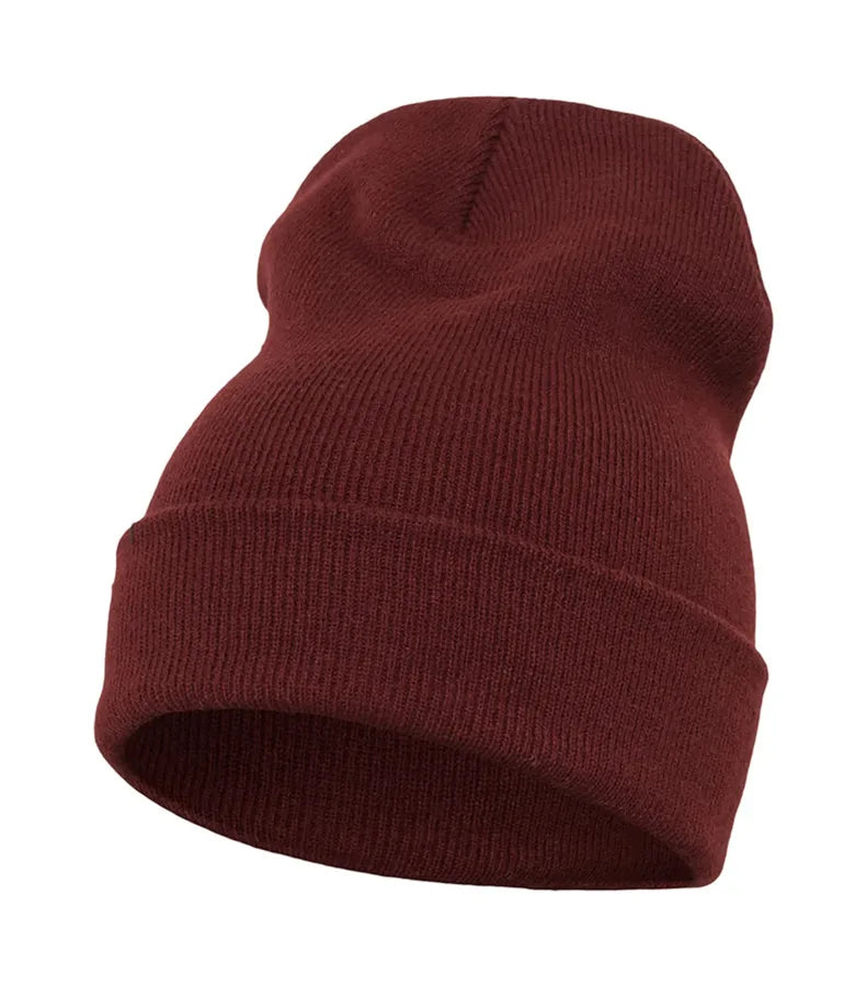 Heavyweight Long Beanie Maroon