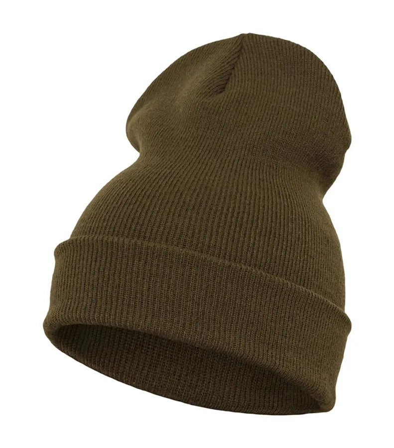 Heavyweight Long Beanie Olive
