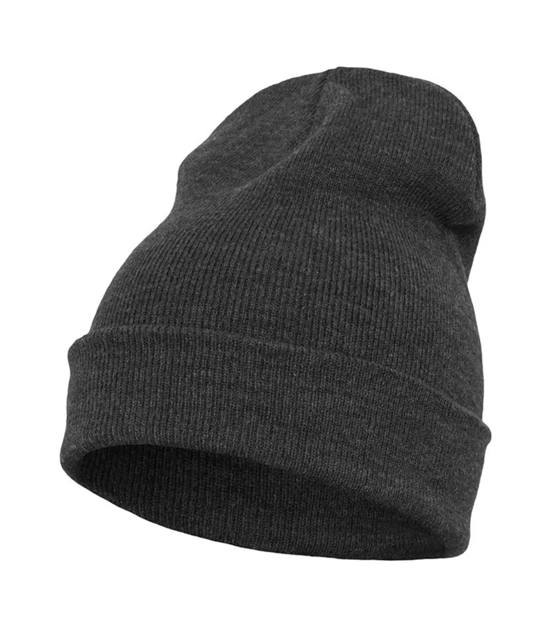 Heavyweight Long Beanie Charcoal