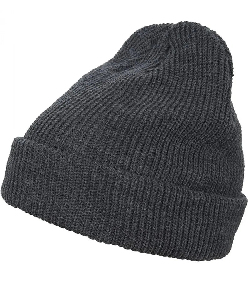 Long Knit Beanie DarkGrey