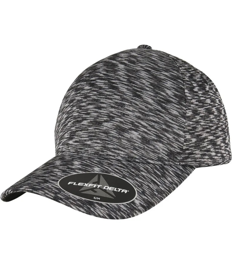 Flexfit Delta Unipanel Cap MelangeBlack