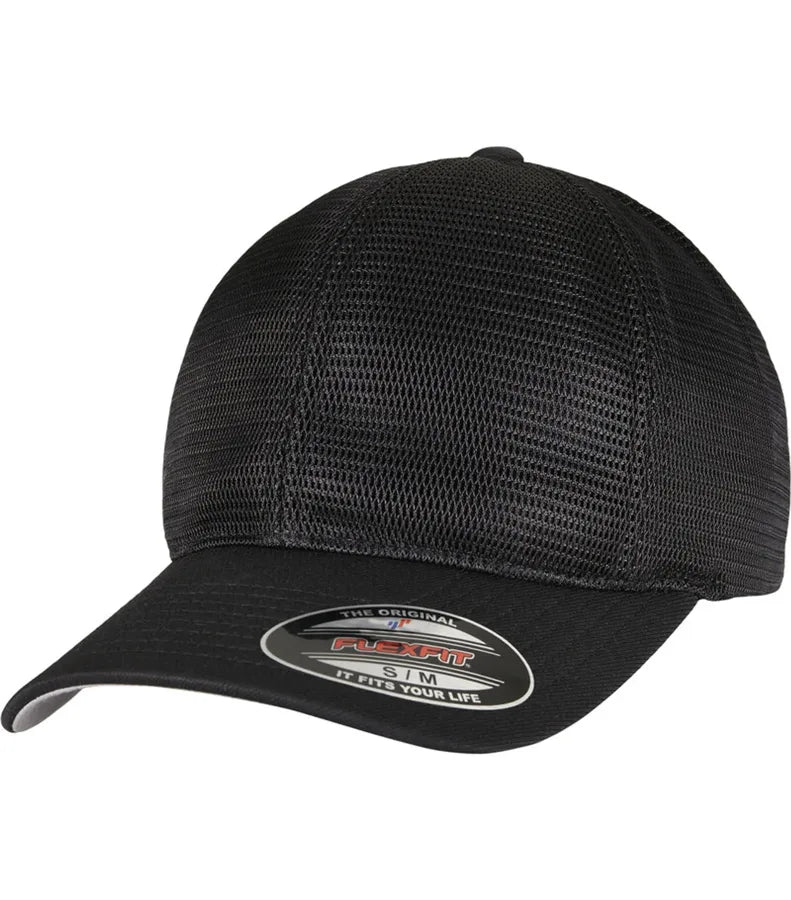 Flexfit 360 Omnimesh Cap Black
