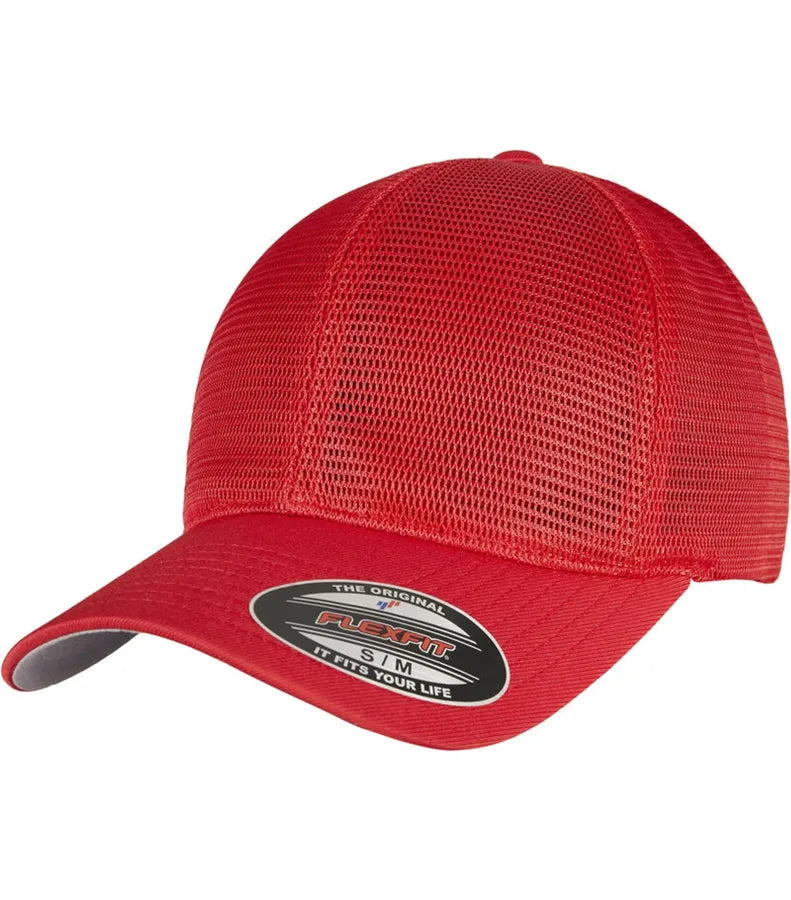 Flexfit 360 Omnimesh Cap Red
