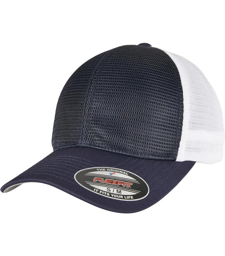 Flexfit 360 Omnimesh Cap 2-Tone Navy/White