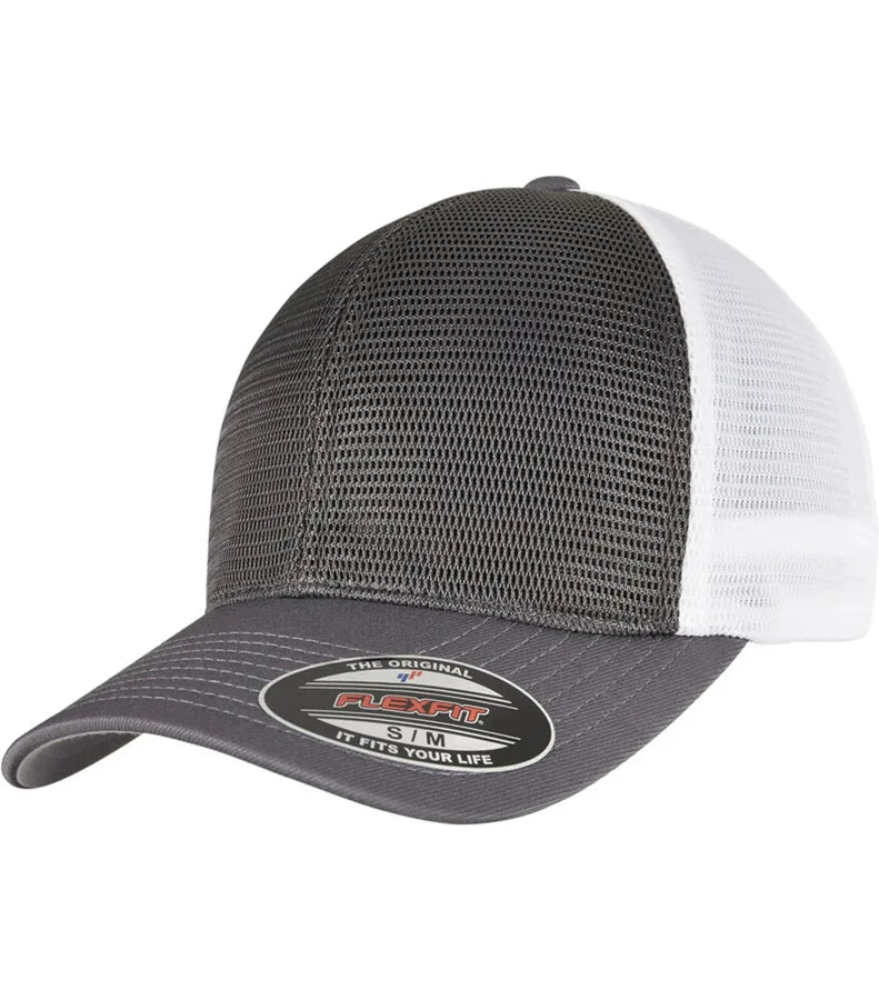 Flexfit 360 Omnimesh Cap 2-Tone Charcoal/White