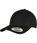 YP Classic 5-Panel Prem Curved Visor Snapback Cap Black