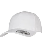 YP Classic 5-Panel Prem Curved Visor Snapback Cap White