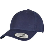 YP Classic 5-Panel Prem Curved Visor Snapback Cap Navy