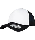 Foam Trucker Cap Curved Visor Black/White/Black