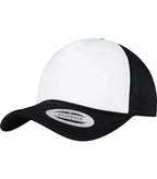 Foam Trucker Cap Curved Visor Black/White/Black