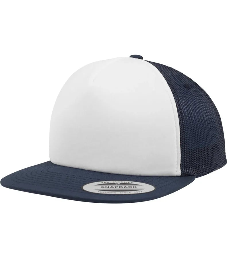 Foam Trucker with White Front Navy/White/Navy
