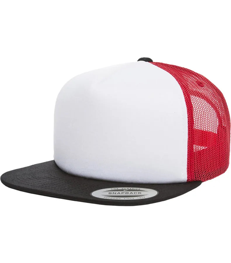 Foam Trucker with White Front Black/White/Red