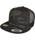 Multicam Trucker Cap Black