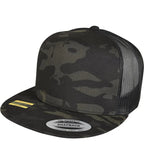 Multicam Trucker Cap Black