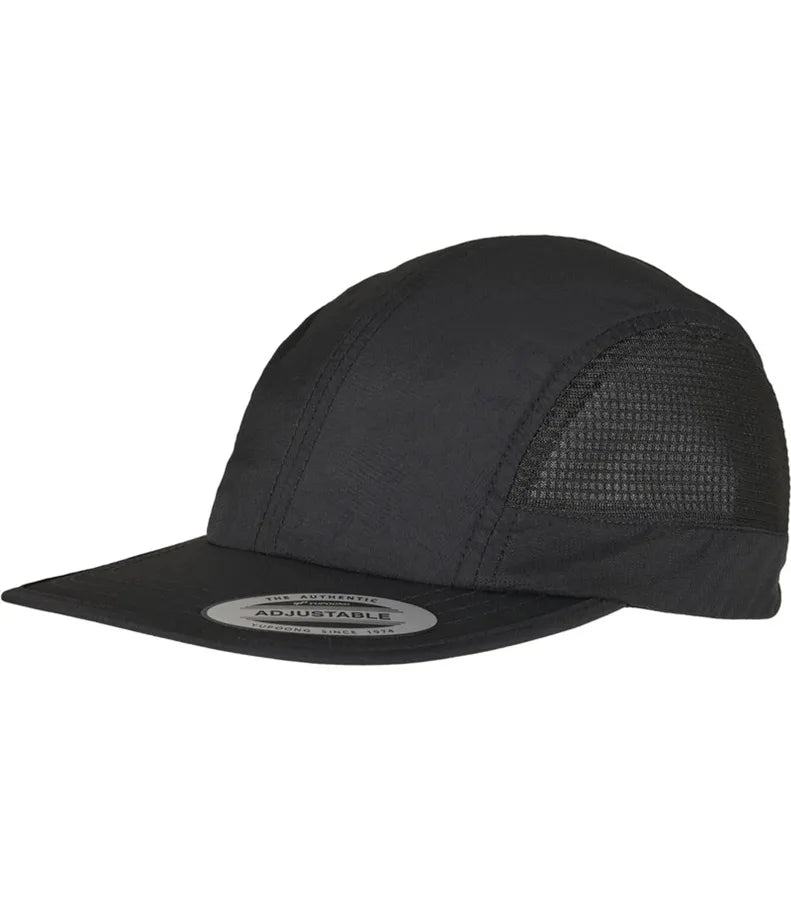Nylon Snapback Black