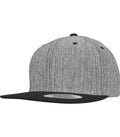 Melange Solid Snapback BlackMelange/Black