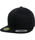 Organic Cotton Snapback Black