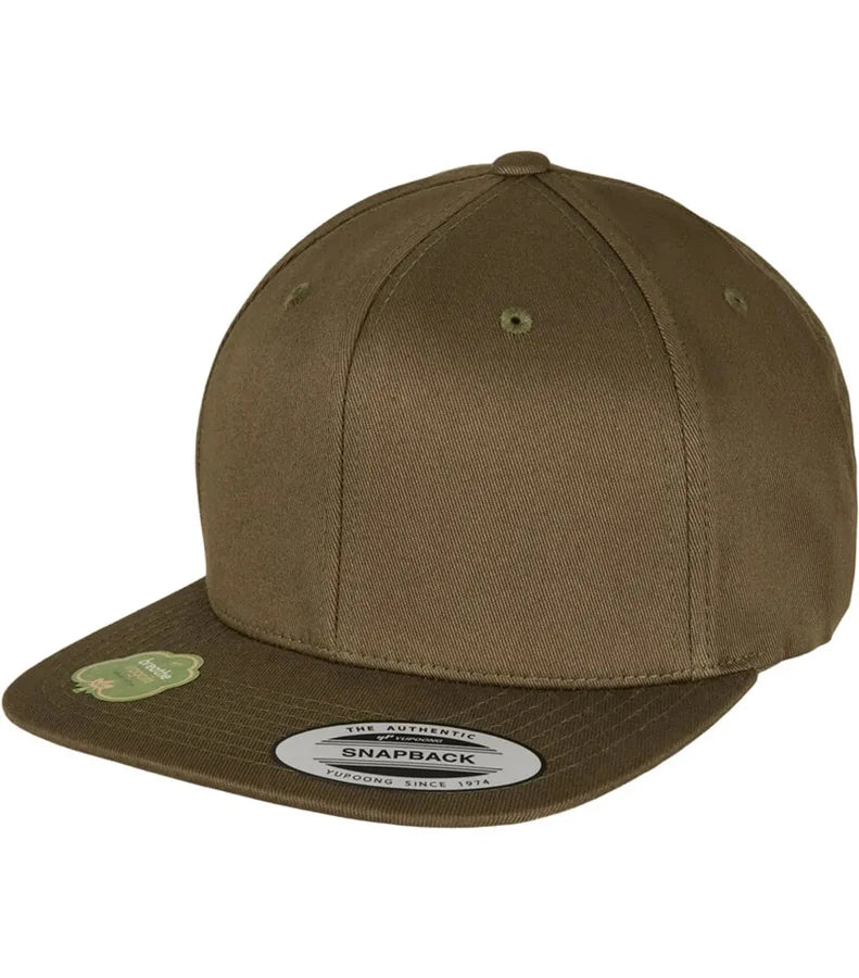 Organic Cotton Snapback BurntOlive