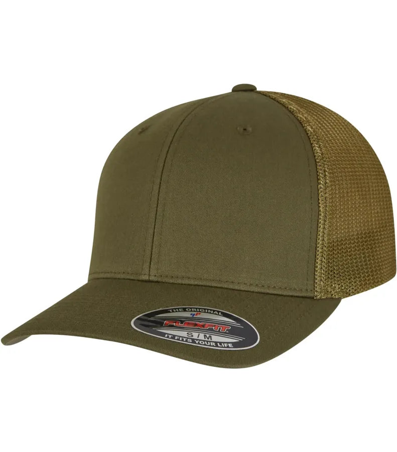 Flexfit Mesh Trucker MoosGreen